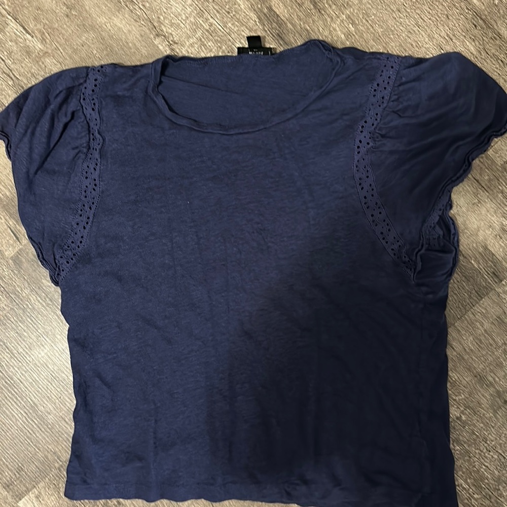 J crew linen shirt, large